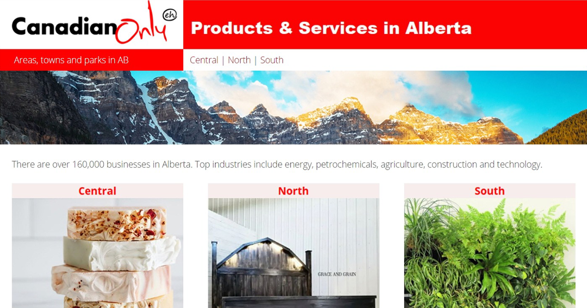 Products & Services in Alberta 210509