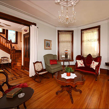 The parlour at Summerside Inn B&B, Summerside, PEI