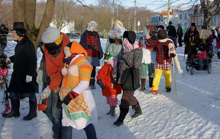 Mummers Parade, December 14, 2013 in St John's, NL, photo by Jerry Curtis, Wikimedia Commons