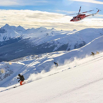 Tyax heliskiing in southern Chilcotin, BC