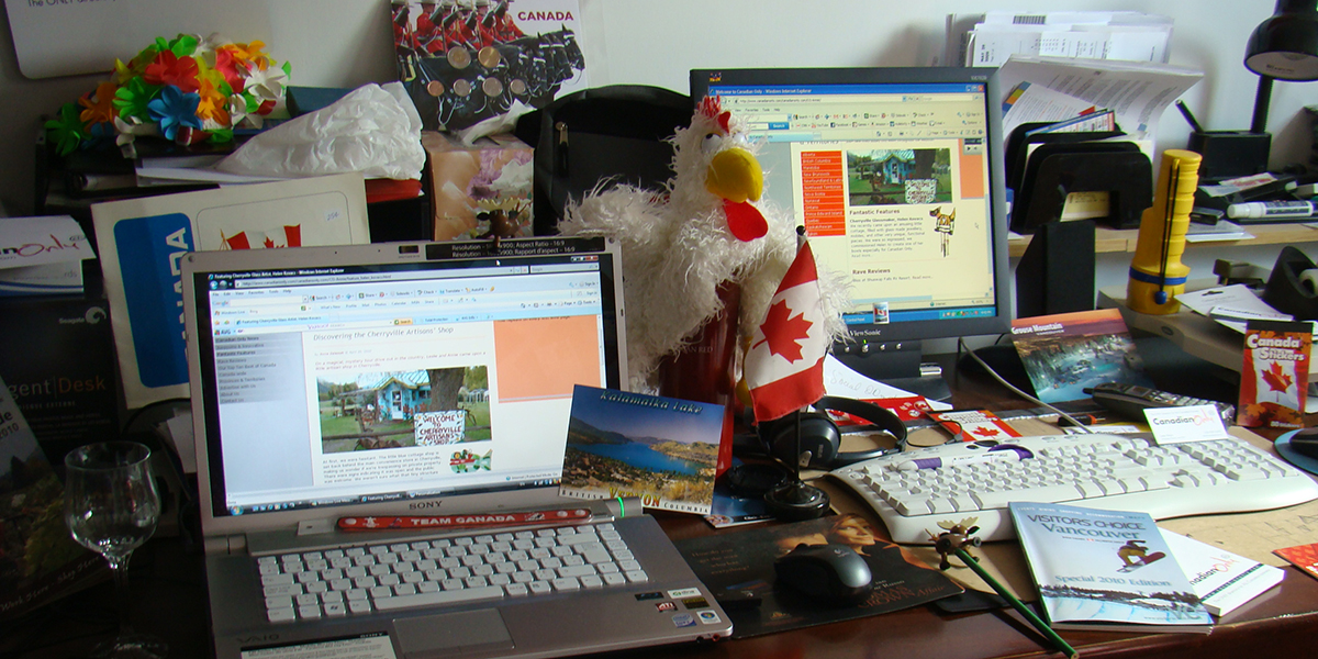 Flashback to the Canadian Only office in 2010, based in Vernon, BC Flashback to the Canadian Only office in 2010, based in Vernon, BC