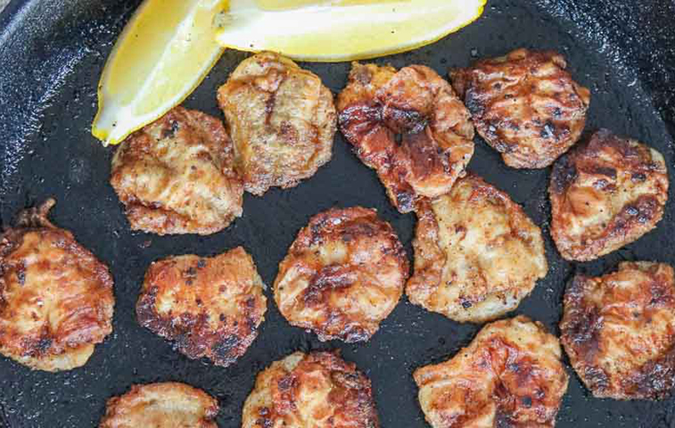 Fried cod tongues from Girl Heart Food