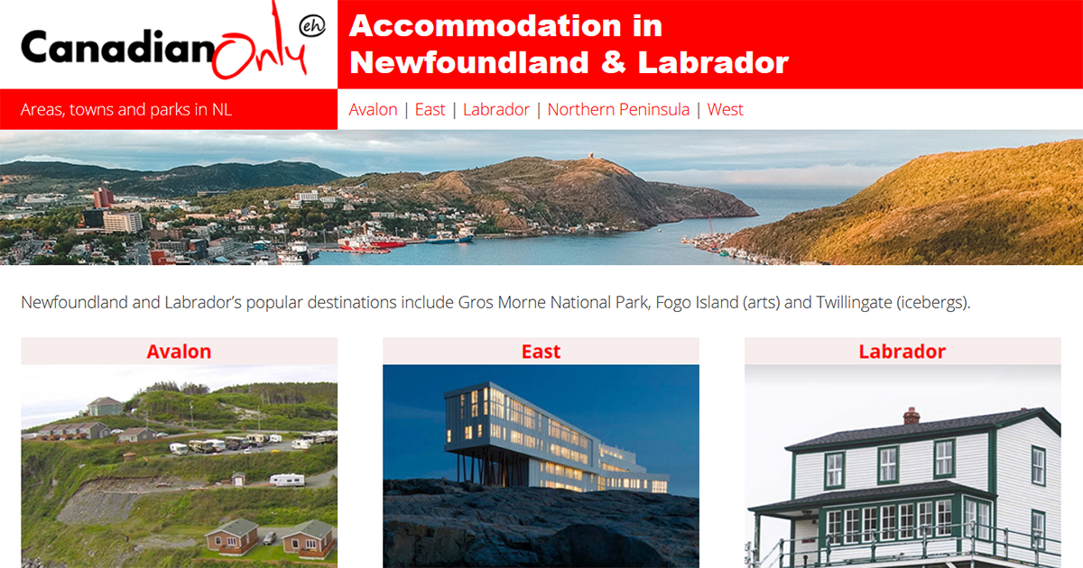 Accommodation in Newfoundland & Labrador 210528