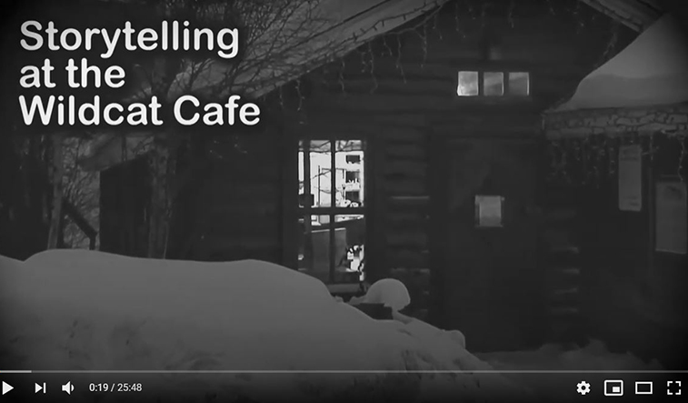 Storytelling at the Wildcat Cafe, Yellowknife, NT