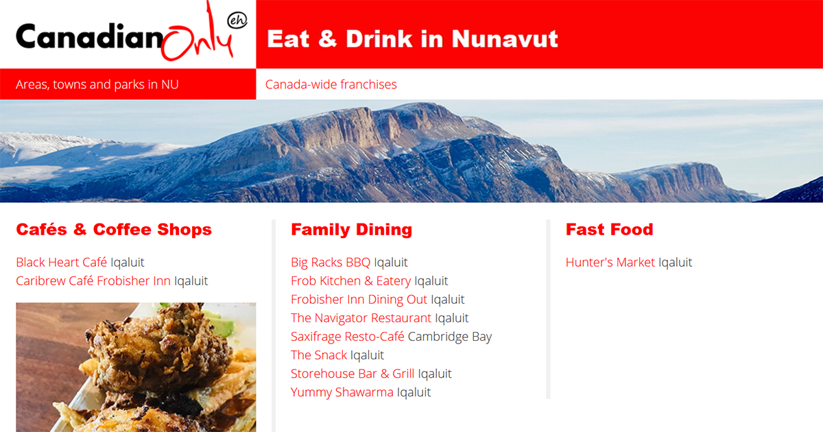 Eat & Drink in Nunavut 210512