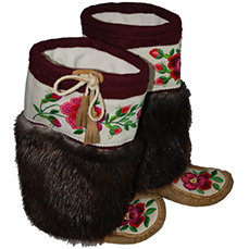 Canadian Moosehide Mukluks from Acho Dene Native Crafts in Fort Liard, NT
