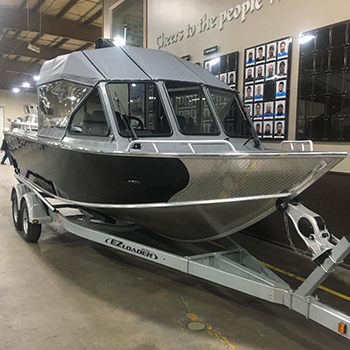 Boat from Avataa, Kuujjuaq, Québec