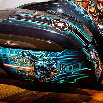 Star Wars design by Uncle D's Airbrushing in Warren, Manitoba