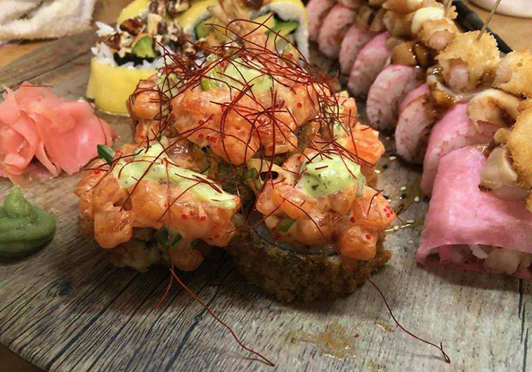 Specialty sushi at Bar Bistro l'Entracte in Val d'Or, QC