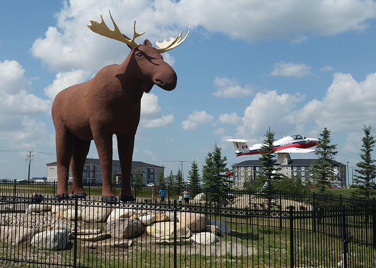 Mac the Moose in Moose Jaw, SK | Photo: Johnnyw3, Wikimedia Commons