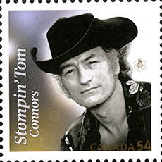 Stompin Tom Connors 54 cents Canadian stamp in 2009