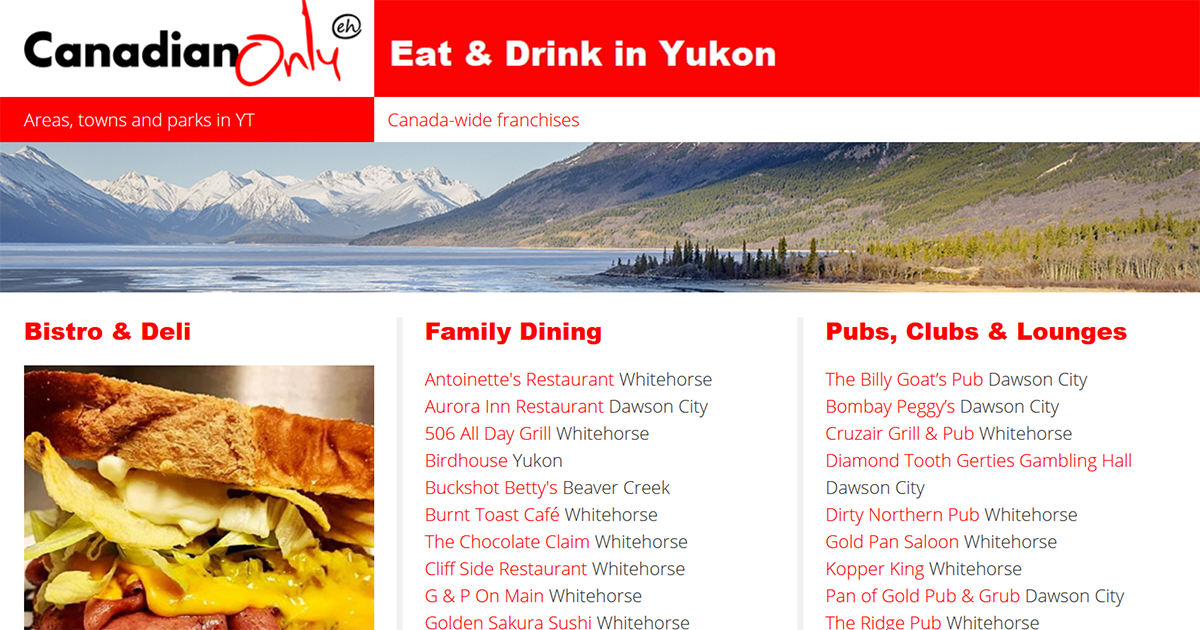 Eat & Drink in Yukon 210512